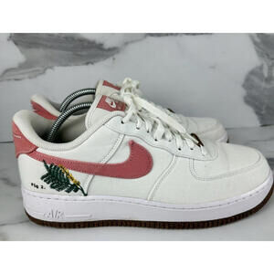 Nike Air Force 1 SE Low Catechu - White , Pink and Cork - Women's Size 11